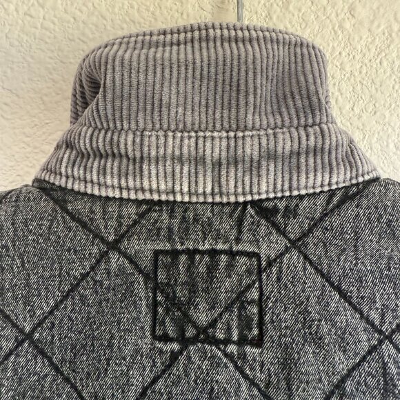 Dickies 💋 Women's Quilted Chore Jacket \\ Size Small // Washed Black \\ Zumies - Picture 9 of 16